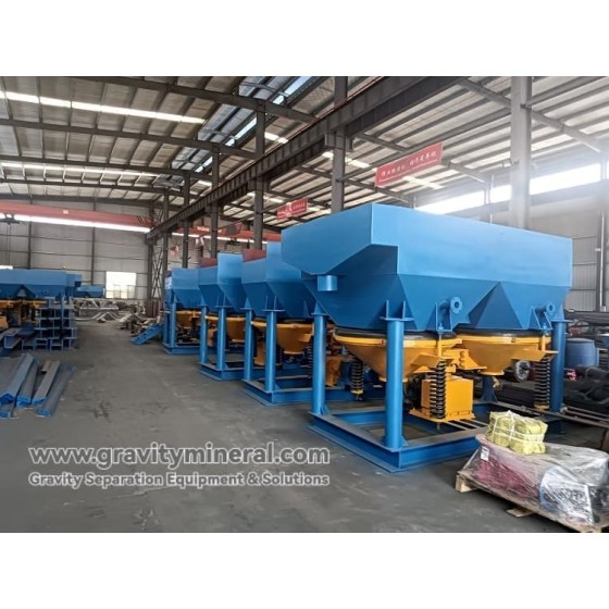 Diamante Mineral aluvial Soluciones de separación por gravedad